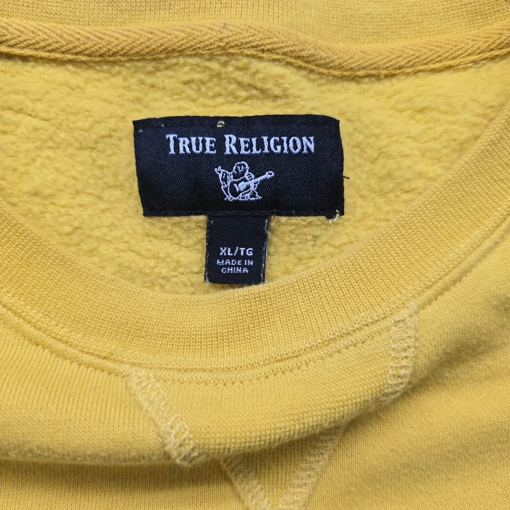 True Religion Men's XL‎ Logo Crewneck Sweatshirt